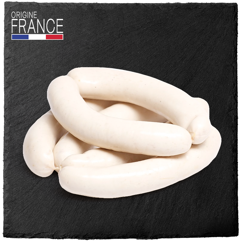 Pro-Inter | Saucisse blanche nature ou fromage | Origine : France 
