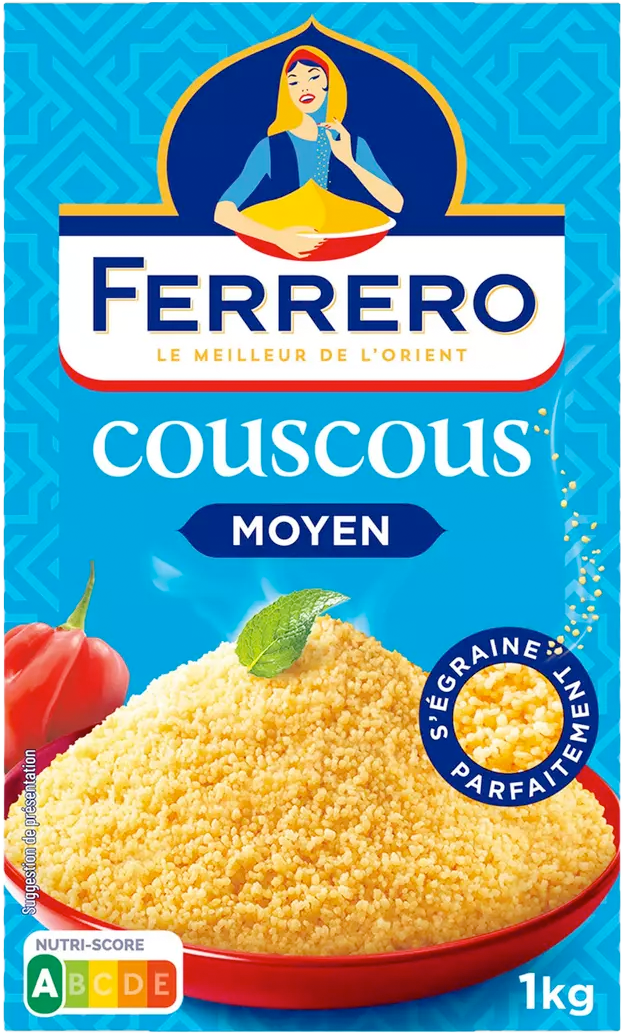 Pro-Inter | Ferrero 1kg | Couscous moyen 