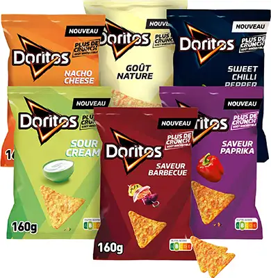 Pro-Inter | Doritos 160g | Chips au choix 