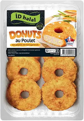 Pro-Inter | ID Halal 800kg | Donuts de poulet 