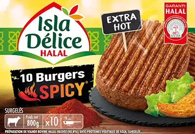 Pro-Inter | Isla Délice 800g | Burgers spicy 