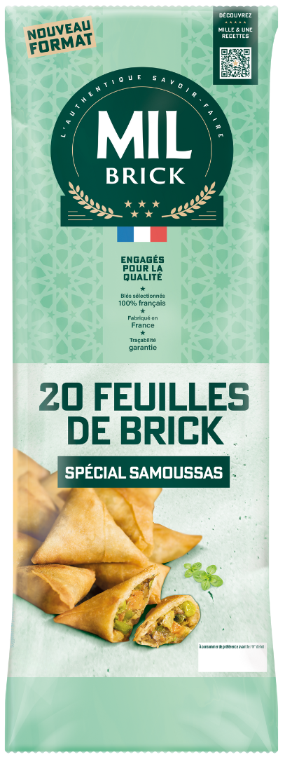 Pro-Inter | MilBrick 150g | Feuille de brick en bande 