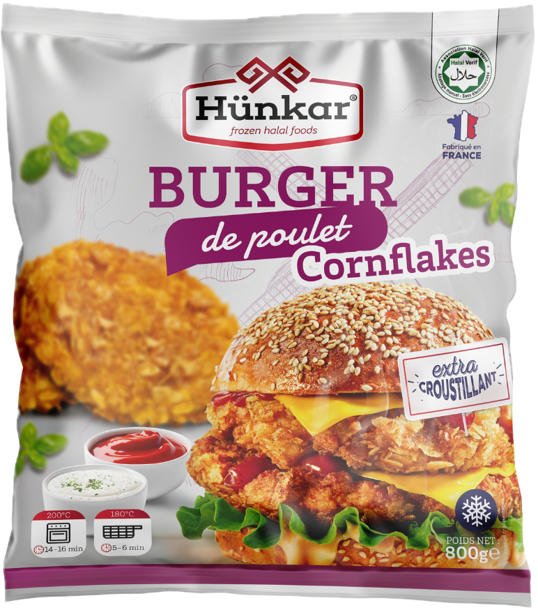 Pro-Inter | Hunkar 800g | Burger de poulet 