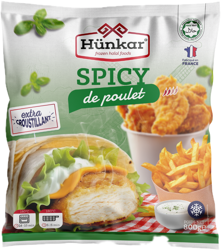 Pro-Inter | Hunkar 800g | Spicy de poulet 